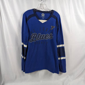 St Louis Blues XL Long Sleeve Shirt G-III Carl Banks NHL